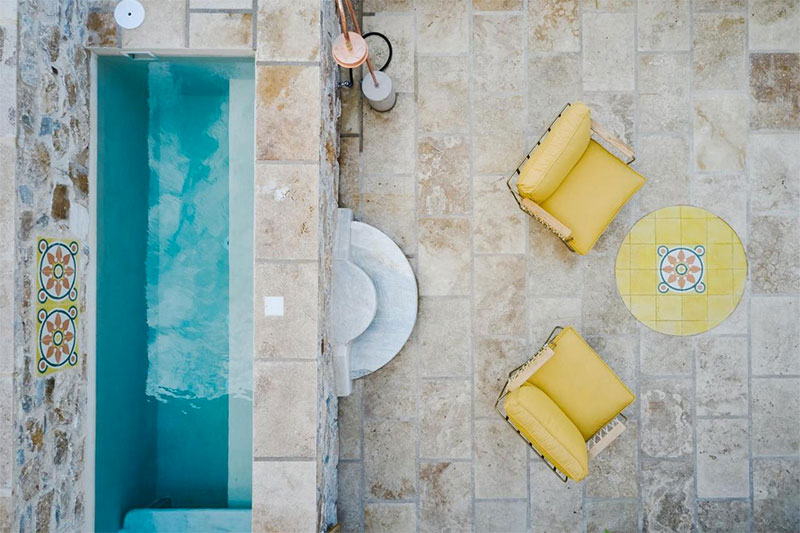 Aristide hotel piscine Syros