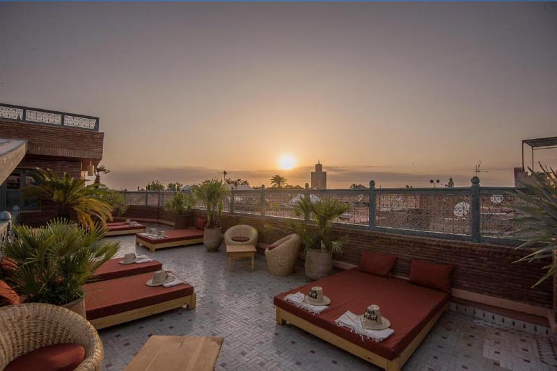 Rooftop du Ksar Kasbah à Marrakech
