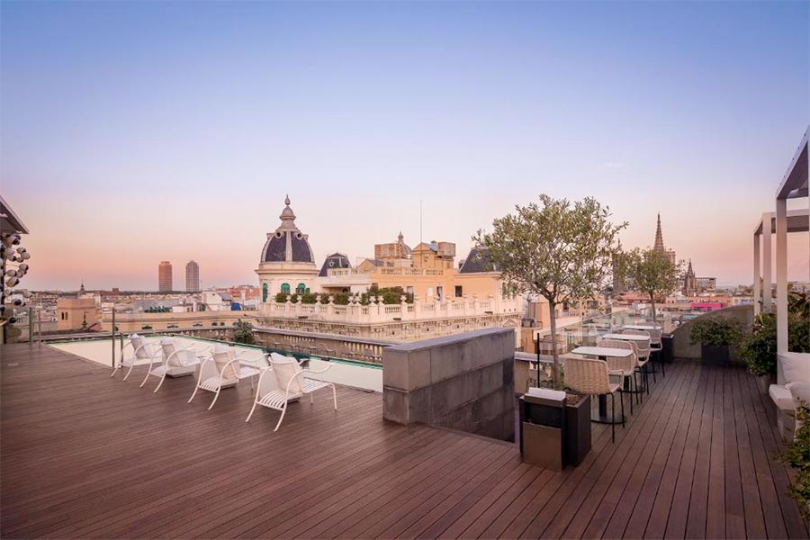 oh la hotel barcelone Rooftop