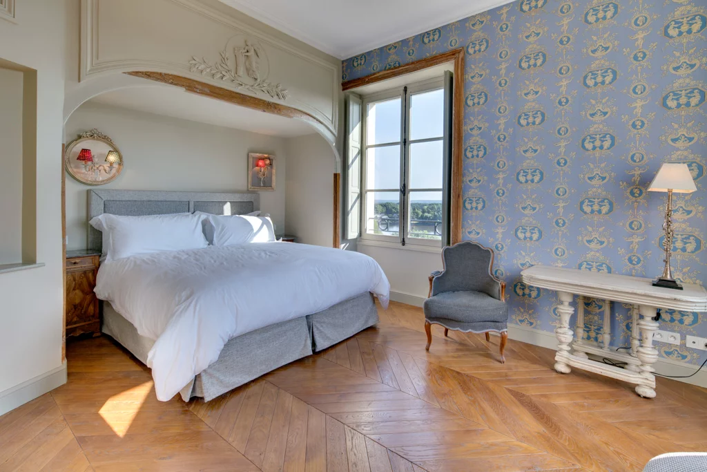 Chambre du Château de Candes.