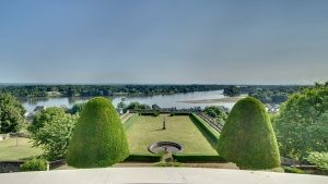 Le verdoyant jardin du Château